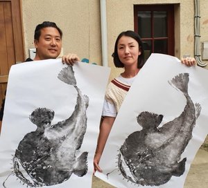 Exhibition & Gyotaku Master Class in Rennes, France