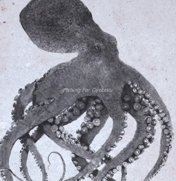 Octopus Canopy Repduction gyotaku