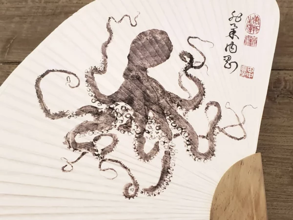 Octopus "Basket Star" Reproduction gyotaku
