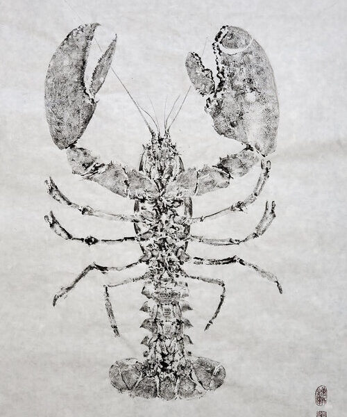 Lobster Gyotaku