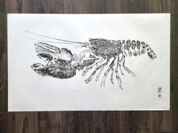 atlantic lobster gyotaku