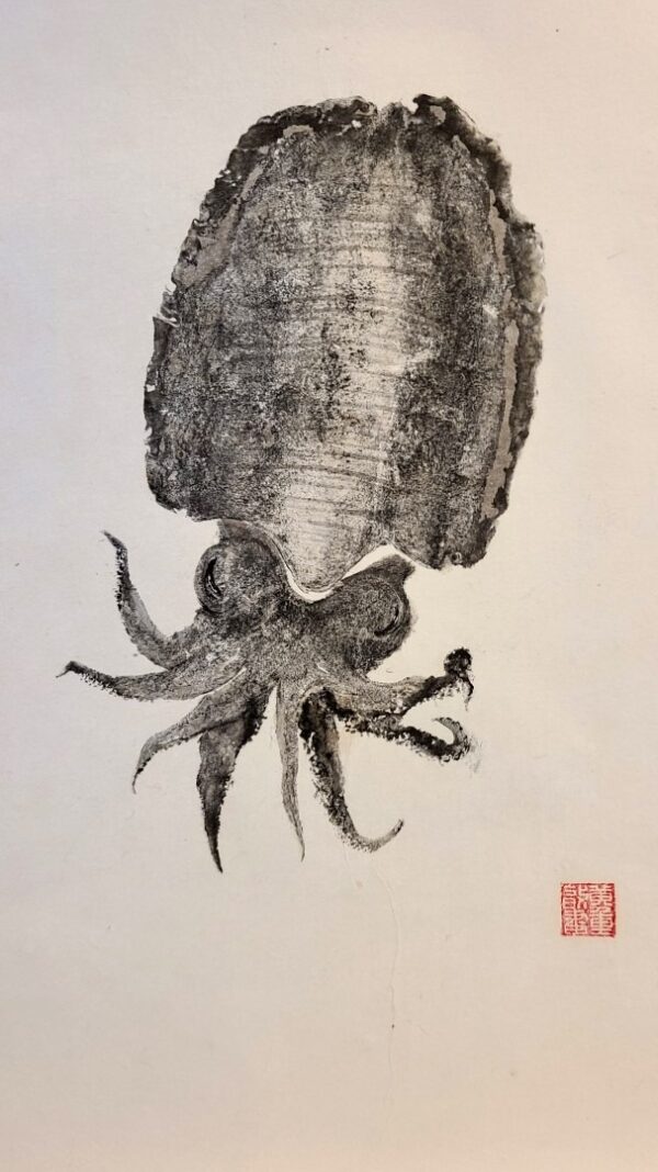 cuttlefish gyotaku