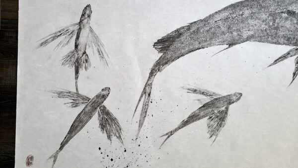 Flying Fish Gyotaku
