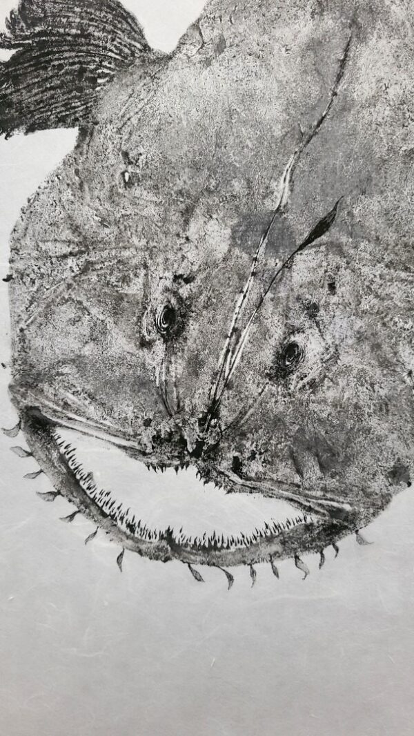 Monkfish Gyotaku