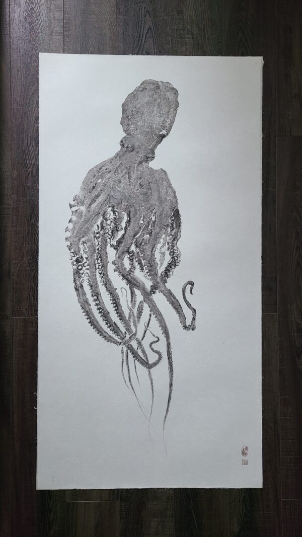 Giant Pacific Octopus art